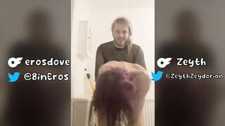 Tied Alt Twink Thrown about in bath (Zeyth + Eros Dove)