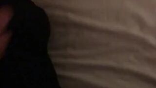 sexy golden-haired taking schlong in excited ebony suit