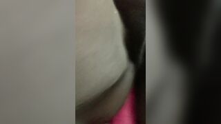 Close Up Front View Of Solo Anal