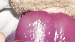 Pounding My Creamy Vagina Fast With My Vibrator