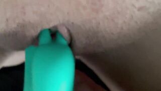 Large Clitoris Cums In three Mins with Rabbit Sex-toy