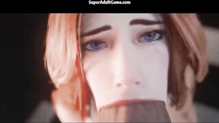 Redhead Got Stuck Fixing The Sink But Neighboor Came To Aid And Drilled Her In The Butt [ CG Realistic Animated ]