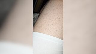 Step mommy hand slide on step son white pants touching his ramrod out of shame