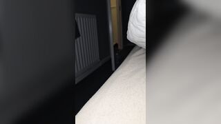 Step mommy hand slide on step son white pants touching his ramrod out of shame