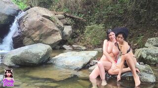 Approachig to a large breasts gal in the river, youll love what happen