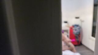 I get filmed by one throughout a half-open door