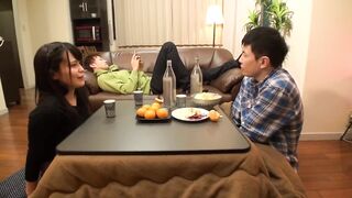 A recent discovery that u can watch as much of their underclothing as u like during the time that they're in the kotatsu! two