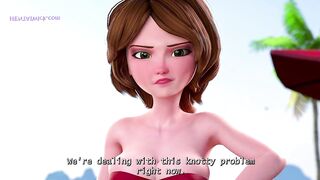 Sex on the Beach with Aunty Cass (Neverseen CG Manga Porn) Eng Sub, Ultra Quality