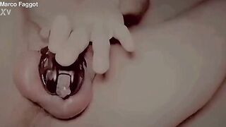 Casting call for a str8 Mexican stud for homosexual porn and this chab puts a cucumber in his butt.
