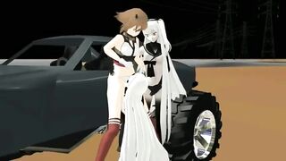 【R18 MMD】Push And Smack 【Mutsu】