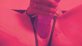 Fast climax, My snatch likes the vibrator.