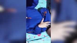 ????Nice-looking natural gal with large breasts takes it all – Vagina, Anal and Massive Spunk flow in Throat????