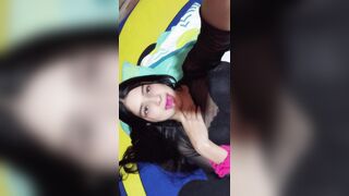 ????Sexy wife using her spouse as a pillow!????