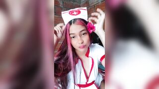 WHAT A NICIE NURSE SHOWS ME HER TWAT AND HER CUNT DO U WANNA WATCH IT?