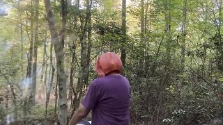 Princess Autumn and Mr. Jack O’Lantern meet in the woods.This babe sucks his stem and this chab widens his seeds