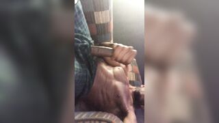 WANKING MY BBC EJACULATION ALL OVER MY FACE CONCUPISCENT AF