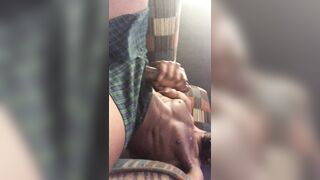 WANKING MY BBC EJACULATION ALL OVER MY FACE CONCUPISCENT AF