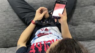 Caught with his stepmother's pictures!