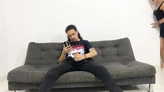 Caught with his stepmother's pictures!