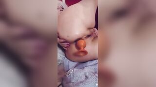 ANAL BALLS (L) IN BUTT, DP, DOMI IN SNATCH