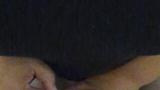 Playing with Dad's knob and watching him jerk for me