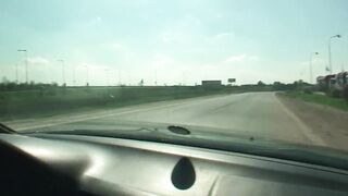 Oral pleasure outdoor for a naughty amateur floozy