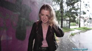 Public Agent Picked up this brawny blond in the rain