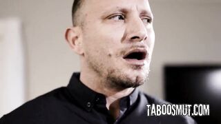 Blond Honey Hirsute Cunt Pounded By The Cable Man