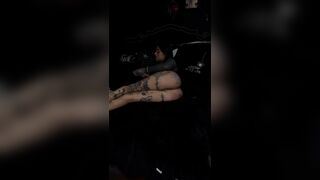 ROCK DAHLIA DARKSOME BANGS HER TAUT LITTLE BUTT