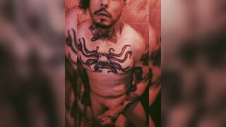 Spooky Shower Masturbation