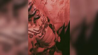 Spooky Shower Masturbation