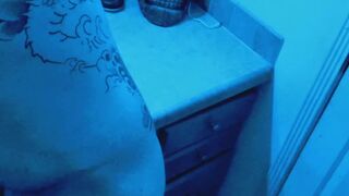 Masturbating & Wax Play in Hannibal Mask