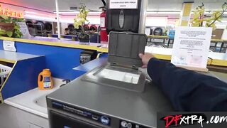 Black Bitch goddess Destiny Mira's Steamy Laundromat Hookup