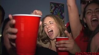 Come Along For Beer Bongs, Blowjobs, and a Large Boob Blond