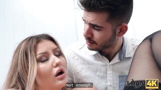 LOAN4K. Wicked wife is tired of her spouse and banged a loan manager