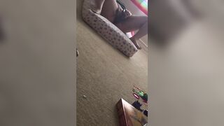 Alone with BBC sex-toy