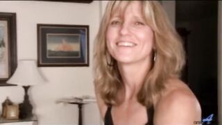 Amateur mother I'd like to fuck Berkley gets stripped & stuffs vibrator for climax