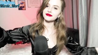 ASMR Vampire eating, nails, plastic and stones