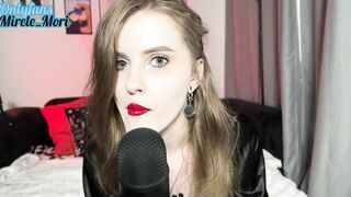 ASMR Vampire eating, nails, plastic and stones