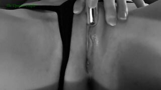 Watching a sexy wife use her bullet sex-toy