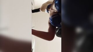 mother I'd like to fuck takes a real rod and two dildos in her throat and snatch