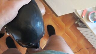 POV smokin' oral pleasure with giant load of cum on my wife's throat