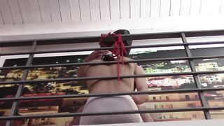 I fastened and banged my large boobs wife on hawt fishnet hose