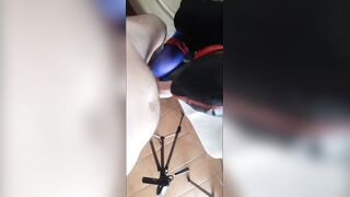 Naive compliant mother i'd like to fuck tied and blindfolded throated on high heels in a great oral sex pov action