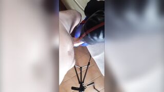 Naive compliant mother i'd like to fuck tied and blindfolded throated on high heels in a great oral sex pov action
