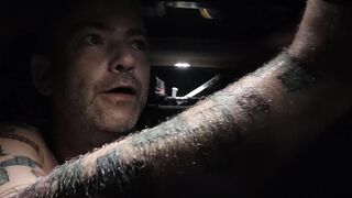 Having undressed pleasure out in the open during a storm, Thunder hits near by and got very scared