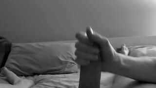 Hawt wife jerks me off in advance of work