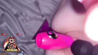 Tinder Doxy Lets Me Use 2 Dildos & Wand On Her. (SCREAMER)
