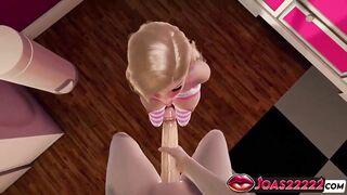 Pink Princess Sonia, Hawt Blond Comics Beauty in CG Comics - Intensive Solely Tongue Licking, Sloppy Oral sex, Tugjob for Giant Spunk fountain on Face In Hottie Choose two