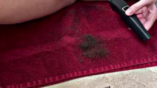 Beautiful mother I'd like to fuck shaves her curly vagina for the first time in over a year!consummate snatch